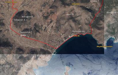DATÇA PALAMUTBÜKÜNDE YOLA CEPHE 1267 M2 ARAZİ