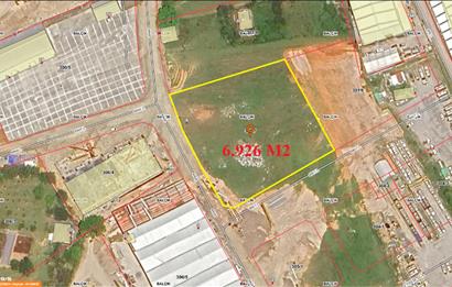 Gebze Balçıkta 6.926 m² Depolama İmarlı Yatırımlık Arsa