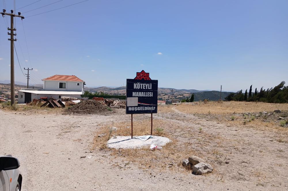 C21 LOCA'DAN KÖTEYLİ MAHALLESİNDE ŞEHİR MANZARALI SATILIK TARLA