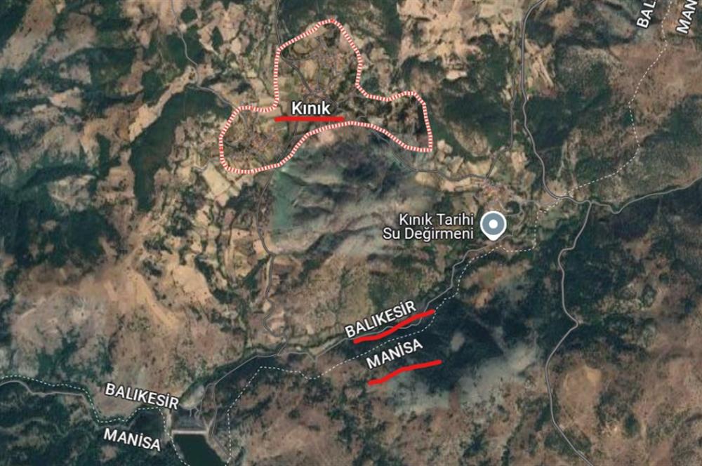 Balıkesir Sındırgı Kınık' Mahallesinde ve İçinde Kargir Bina Tapuya Kayıtlı Bahçe