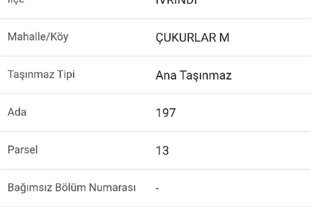 balıkesır ıvrındı tarla