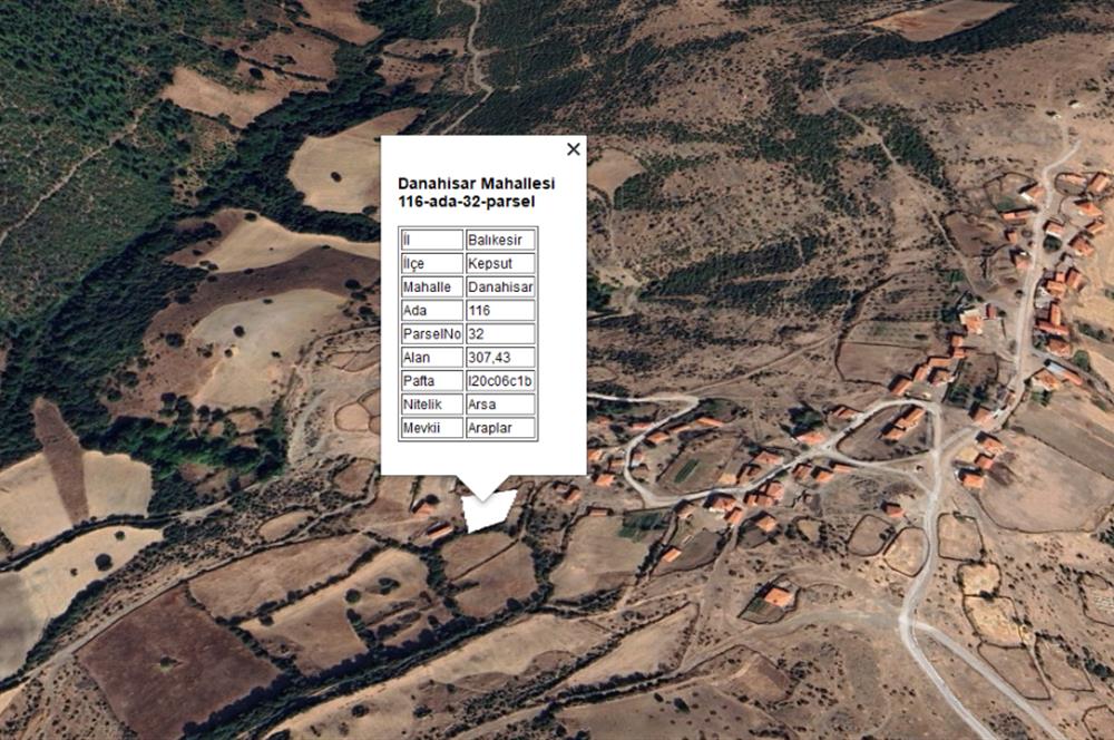 CENTURY21 BAL'DAN KEPSUT DANAHİSAR DA SATILIK VİLLA ARSASI