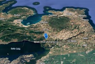 Didim Akyeniköy Akarkuyu'da Villa imarlı Arsa.