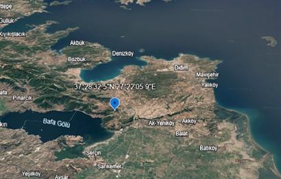 Didim Akyeniköy Akarkuyu'da Villa imarlı Arsa.