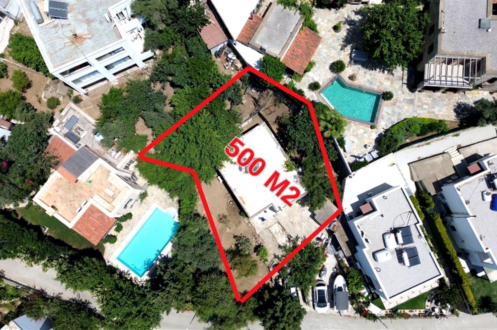 Gökçebel'de 4 daire veya 2 Villa'lık Deniz Manzaralı Satılık Arsa 