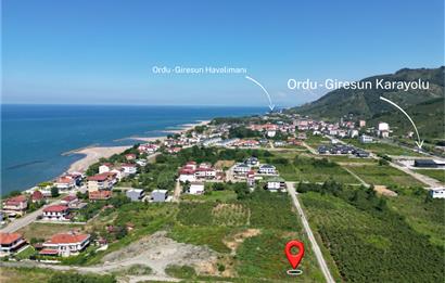 Ordu Gülyalı Turnasuyu'nda Denize Yakın 1070 m² Villa Arsası!