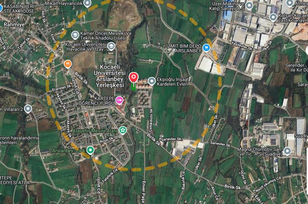 CENTURY2 NEODAN KARTEPE ARSLANBEYDE KONUT İMARLI ARSA