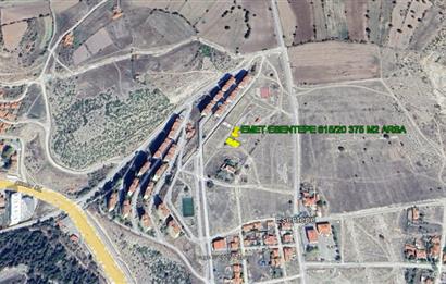 C21 BAL'DAN KÜTAHYA EMET ESENTEPE MAH.DE SATILIK 375 M2 ARSA