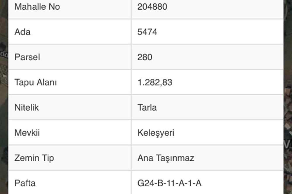 C21 LOCA'DAN SAKARYA KARADAVUTLU’DA TARLA 