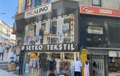 HAVUZLU ÇARŞIDA SOKAĞA CEPHE GENİŞ VİTRİNLİ KİRALIK 1.KAT DÜKKAN