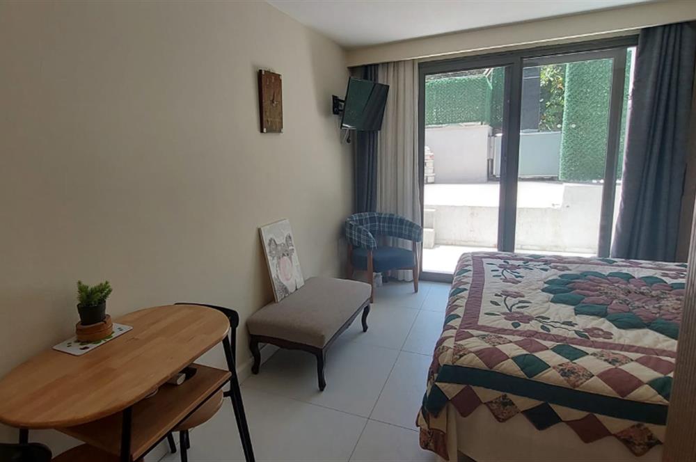 Bodrum-Gümbet'te havuzlu site içerisinde satılık stüdyo daire