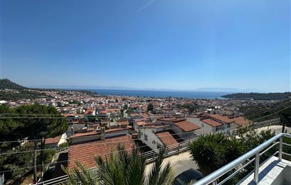 Özdere Çukuraltı'nda Eşsiz Deniz Manzaralı Köşe Villa