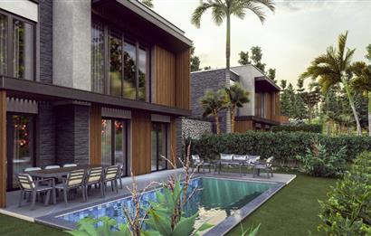 Projeden Satılık Müstakil Havuzlu Modern Mimari 4+1 Villalar | Dereköy - Gümüşlük