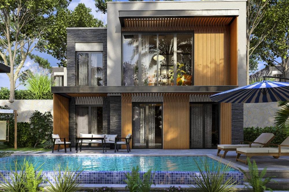 Projeden Satılık Müstakil Havuzlu Modern Mimari 4+1 Villalar | Dereköy - Gümüşlük