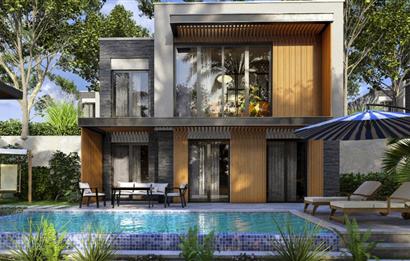 Projeden Satılık Müstakil Havuzlu Modern Mimari 4+1 Villalar | Dereköy - Gümüşlük