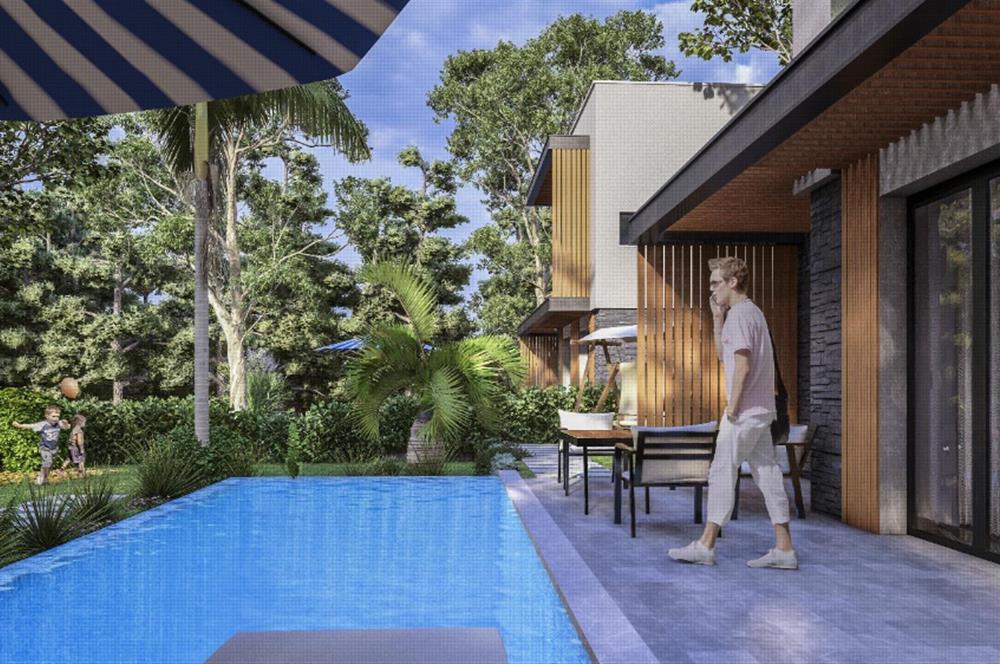 Projeden Satılık Müstakil Havuzlu Modern Mimari 4+1 Villalar | Dereköy - Gümüşlük