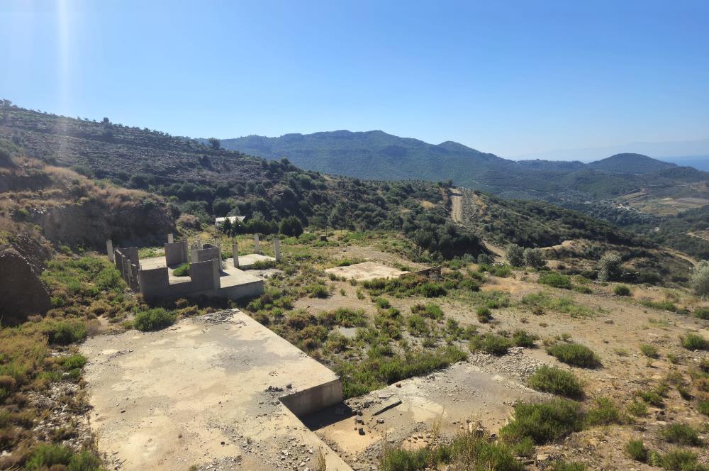 İzmir Özdere Cumhuriyet'te Full Deniz Manzaralı Satılık Tarla.