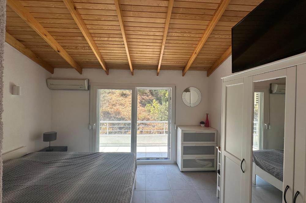 Özdere Çukuraltı'nda Eşsiz Deniz Manzaralı Köşe Villa