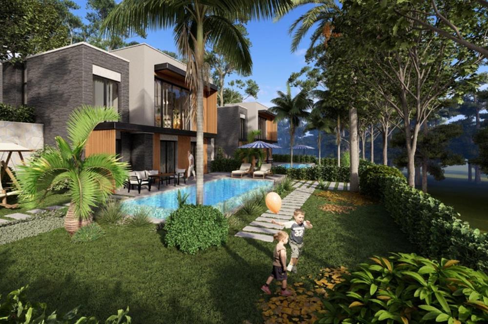 Projeden Satılık Müstakil Havuzlu Modern Mimari 4+1 Villalar | Dereköy - Gümüşlük
