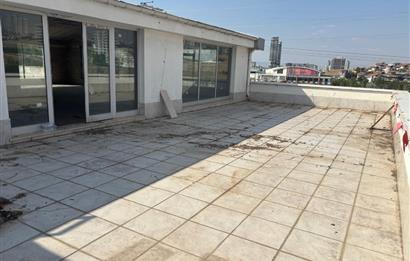 Alacaatlı'da cadde üzeri 200m2 kapalı + 150m2 teras kiralık iş yeri 