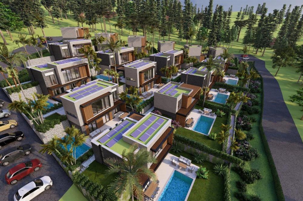 Projeden Satılık Müstakil Havuzlu Modern Mimari 4+1 Villalar | Dereköy - Gümüşlük