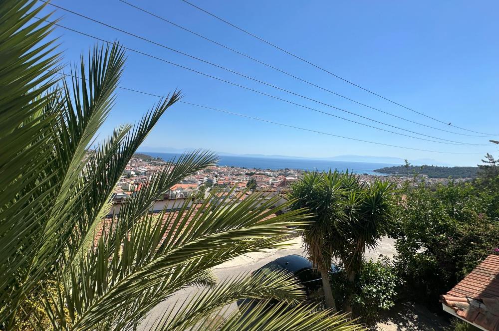 Özdere Çukuraltı'nda Eşsiz Deniz Manzaralı Köşe Villa