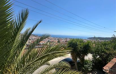 Özdere Çukuraltı'nda Eşsiz Deniz Manzaralı Köşe Villa
