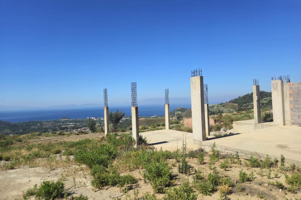 İzmir Özdere Cumhuriyet'te Full Deniz Manzaralı Satılık Tarla.