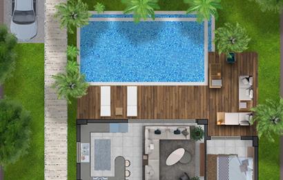 Projeden Satılık Müstakil Havuzlu Modern Mimari 4+1 Villalar | Dereköy - Gümüşlük