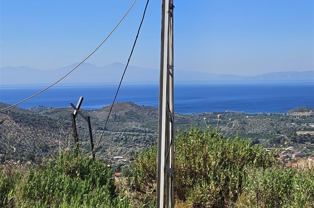 İzmir Özdere Cumhuriyet'te Full Deniz Manzaralı Satılık Tarla.