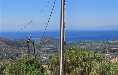İzmir Özdere Cumhuriyet'te Full Deniz Manzaralı Satılık Tarla.