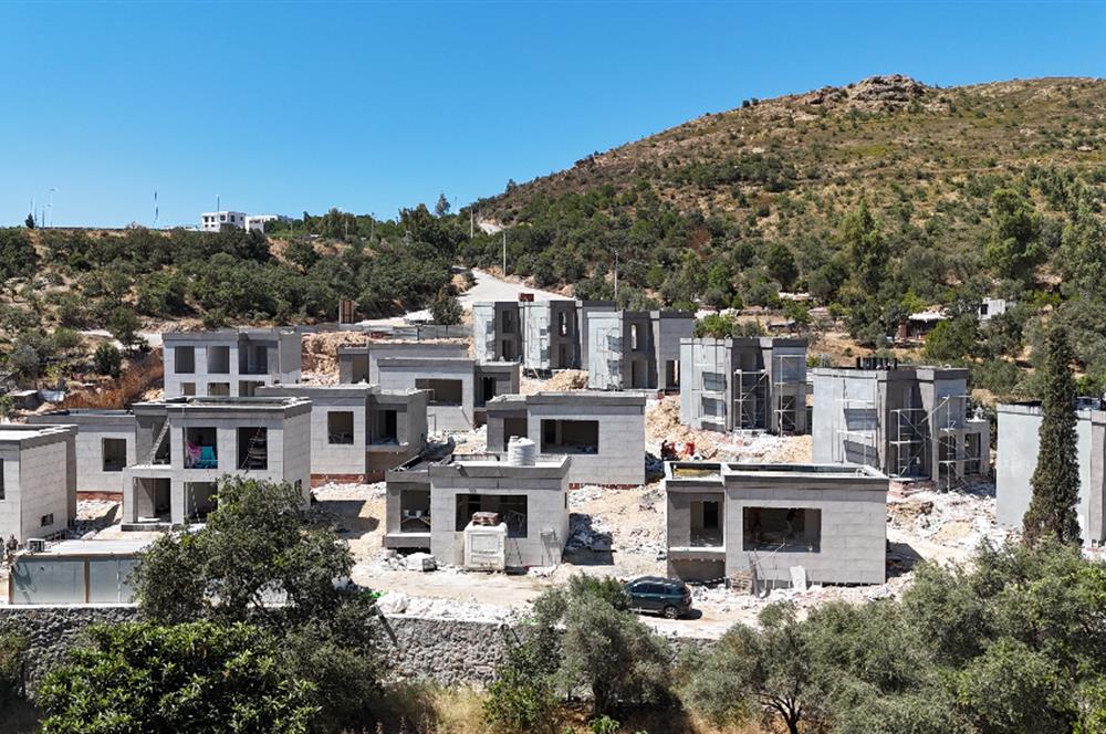 Projeden Satılık Müstakil Havuzlu Modern Mimari 4+1 Villalar | Dereköy - Gümüşlük