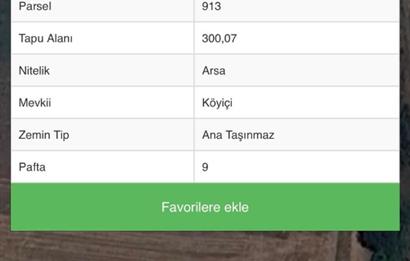 ÇANAKKALE KARACAALİ KÖYÜNDE İMARLI SATILIK ARSA