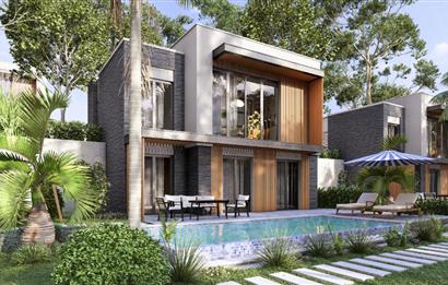 Projeden Satılık Müstakil Havuzlu Modern Mimari 4+1 Villalar | Dereköy - Gümüşlük
