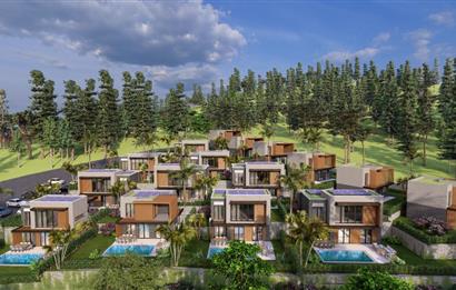 Projeden Satılık Müstakil Havuzlu Modern Mimari 4+1 Villalar | Dereköy - Gümüşlük