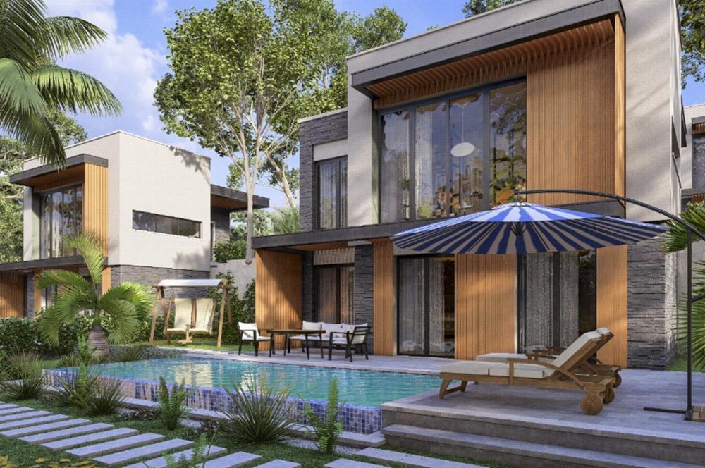 Projeden Satılık Müstakil Havuzlu Modern Mimari 4+1 Villalar | Dereköy - Gümüşlük