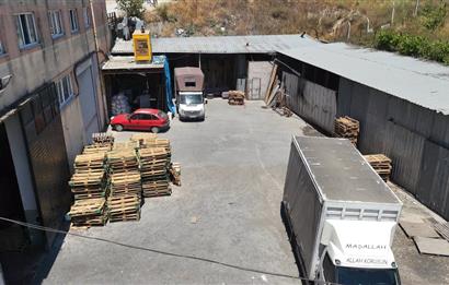 HADIMKÖY ÖMERLİ'DE 1800M2 KAMYON GİRİŞLİ BOŞ DEPO-İMALATHANE
