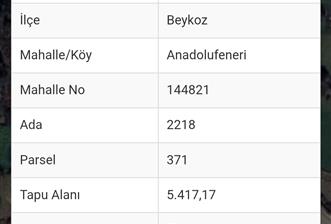 ANADOLU FENERINDE YOLA YAKIN ARSA