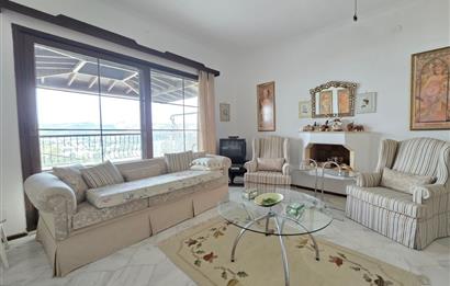 Bodrum-Bitez  3+1 deniz manzaralı satılık dubleks villa