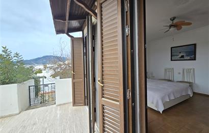 Bodrum-Bitez  3+1 deniz manzaralı satılık dubleks villa