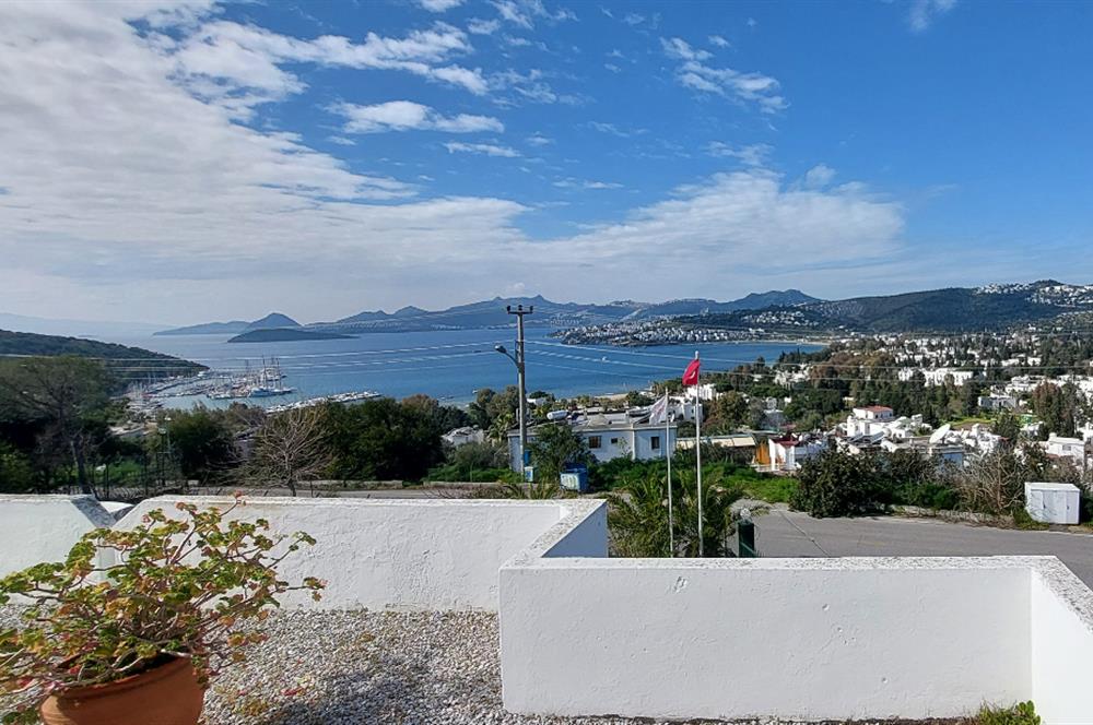 Bodrum-Bitez  3+1 deniz manzaralı satılık dubleks villa