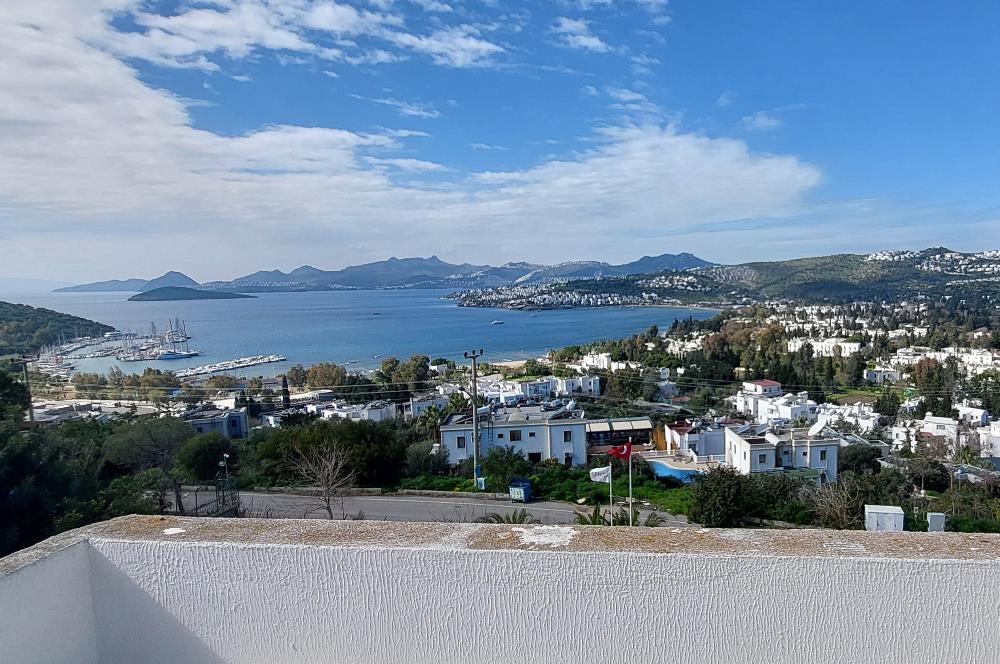 Bodrum-Bitez  3+1 deniz manzaralı satılık dubleks villa