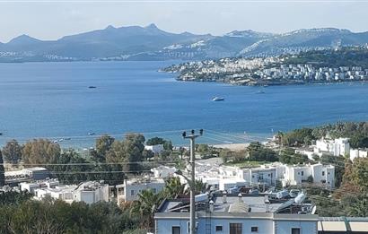 Bodrum-Bitez  3+1 deniz manzaralı satılık dubleks villa