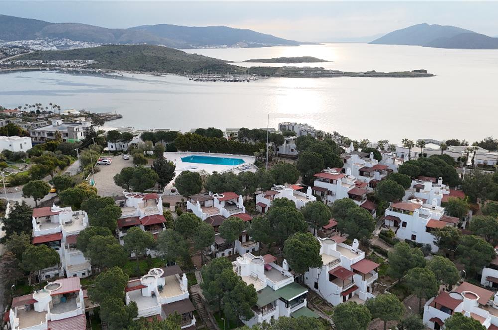 Bodrum-Bitez  3+1 deniz manzaralı satılık dubleks villa