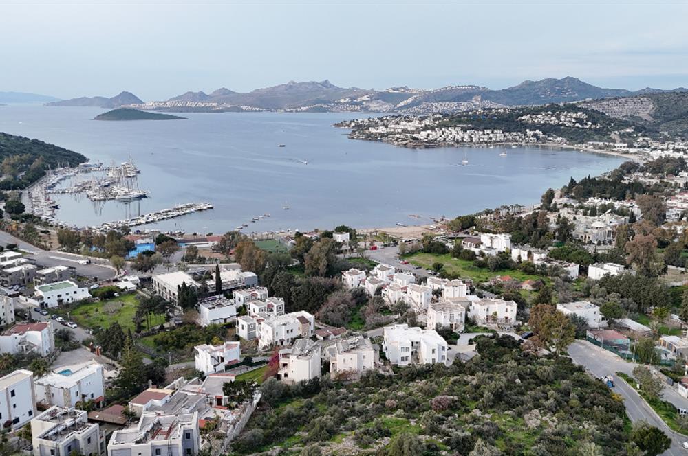 Bodrum-Bitez  3+1 deniz manzaralı satılık dubleks villa
