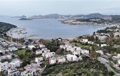 Bodrum-Bitez  3+1 deniz manzaralı satılık dubleks villa