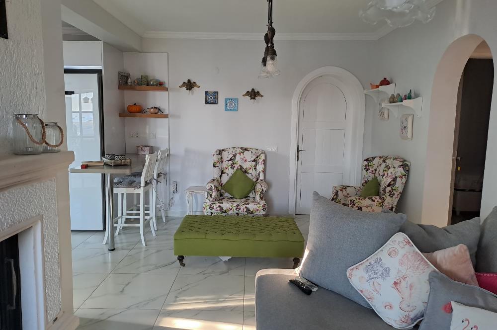 Koyunbaba Deniz manzaralı Kiralık 2+1 bahçe katı daire