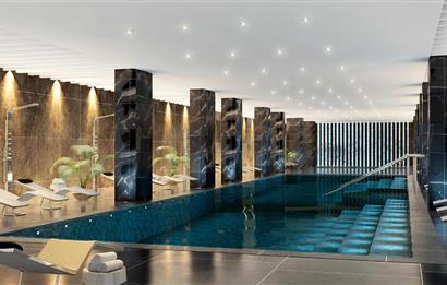 C21 ROOF'dan MİNA TOWERS'da AÇIK MUTFAK 2+1 SATILIK DAİRE