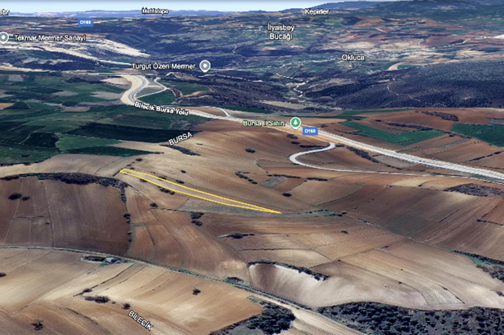 Yatırımlık Fırsat! Bursa - Bilecik Sınırında 4.300 m² Tarla Satılık!