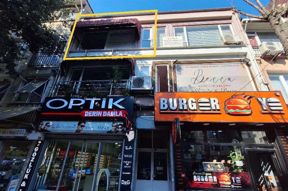 SARIYER MERKEZ ANA CADDE ÜZERİNDE KİRALIK 2+1 TİCARİ OFİS - BÜRO
